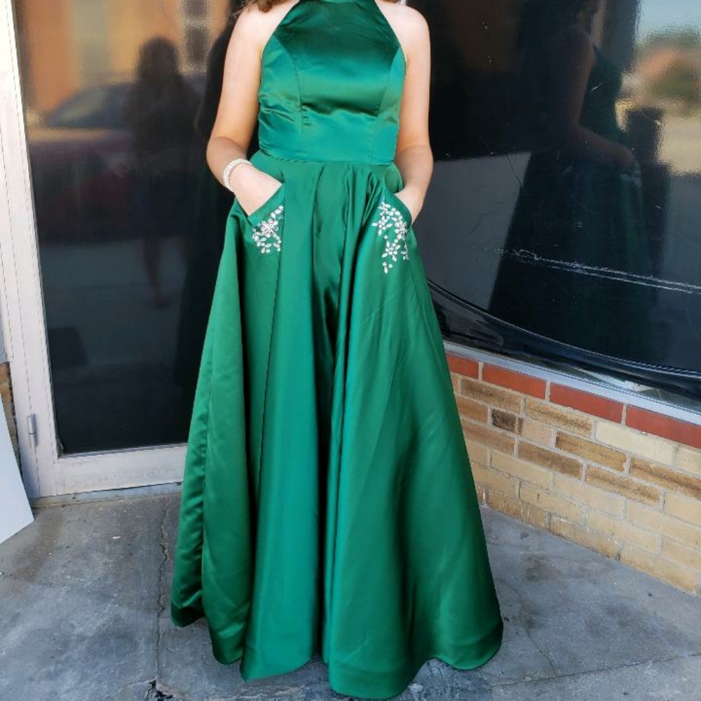 Green prom dress